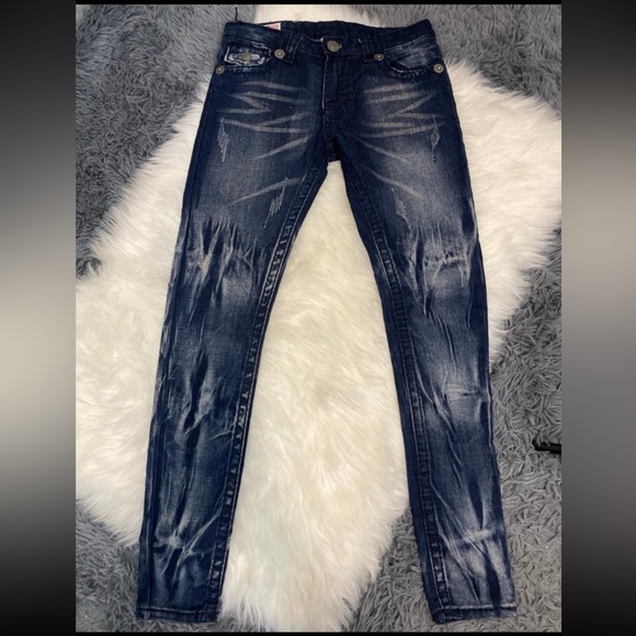 True Religion Blue Washed Jeans - Picture 2 of 4